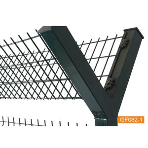 2.4m Powder Coating Anti Climb Security Fence