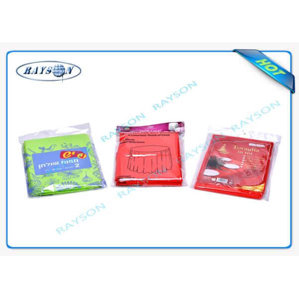 Hotel / School Use Non Woven Tablecloth with Independent Packed