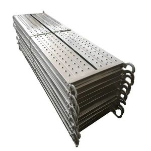 225mm Galvanized Building Platform Scaffolding Equipments Steel Metal Plank