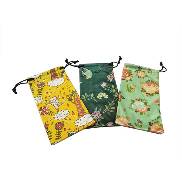 Buy Natural Digital Pringting Glasses Pouch Case 100% Polyester Eco-friendly at wholesale prices