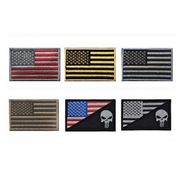 Clothing Decoration Cambodia Flag Patch Embroidery Merrow Border