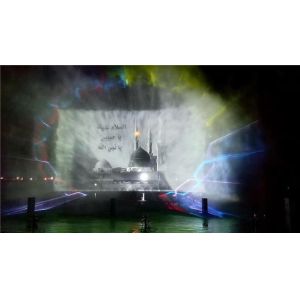 Modern Laser Water Curtain Movie High Spray Stainless Steel 304