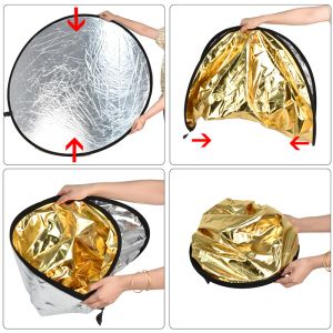 110cm Folding Photo Studio Reflector Photographic Studio Accessories