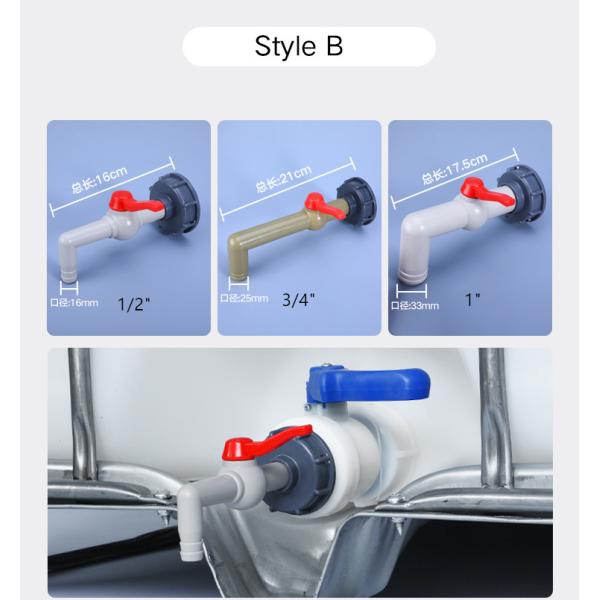 Non Leakage Water Tank Hose Replacement Connector Fitting for Custom S60 X 6 IBC Tank