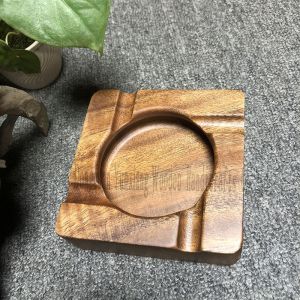 Walnut Cigar Ashtray Household Ashtray Smoking Creative Personality Ornaments