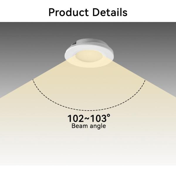 Recessed Led Cabinet Downlight 175lm-213lm Recessed Puck Lights Under Cabinet