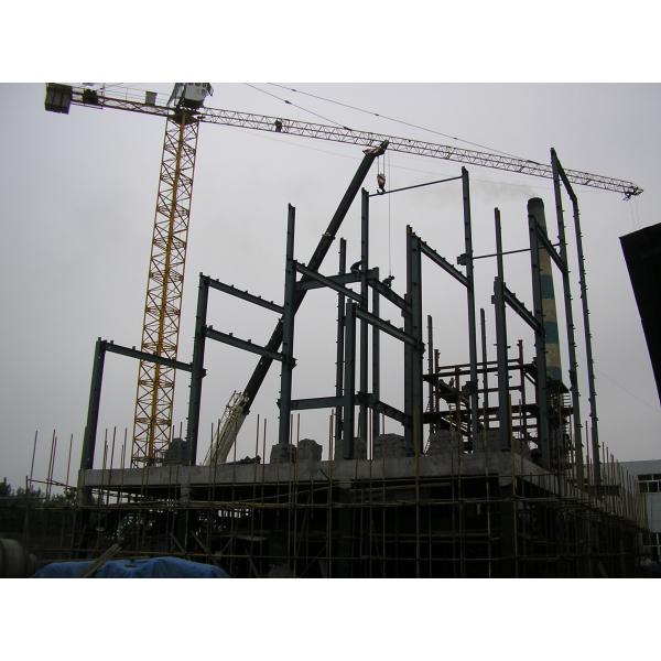 Fast Install Prefab Metal Warehouse Wind Resistance With Sandwich Panel Roof Cladding