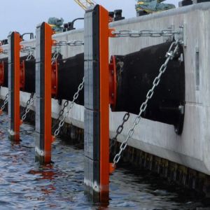 Cone Shaped 600mm Rubber Fenders Bumper System For Marine And Infrastructure