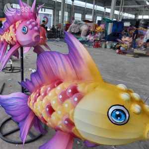 Traditional Chinese Fish Lantern for Lantern Festival Customizable