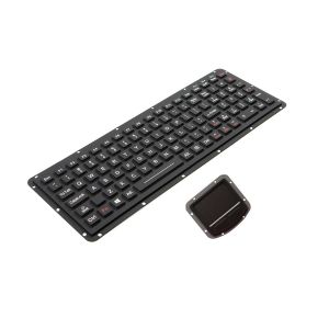Silicone Rugged Laptop Keyboard With Touchpad EMC Keyboard