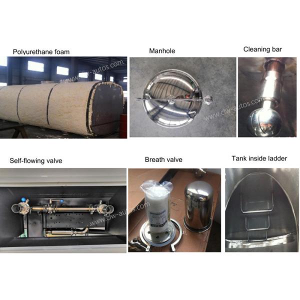 Foton Auman 8X4 30cbm Fresh Milk Transport Truck