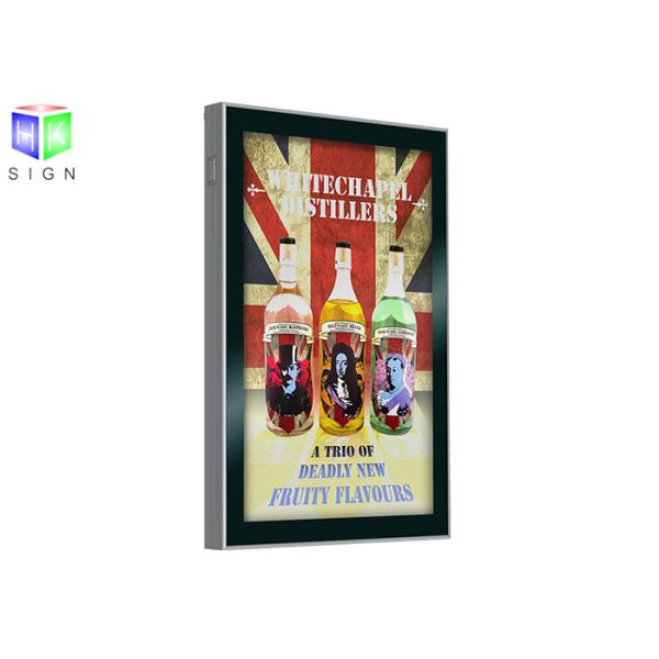 Buy Scrolling Advertising Signs A3 Light Box Remote Control Wall Mounting at wholesale prices