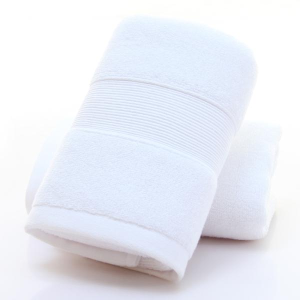 Home Hotel Spa Ect 35*35cm Embroidered LOGO Cotton Towel White All-cotton Absorbent