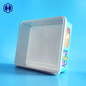Empty IML Box Custom Labels Thin Wall Plastic Biscuit Containers