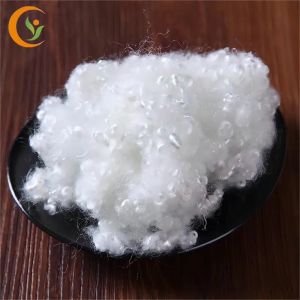 Quality 100% Polyester Crimp Polyester Fiber Grade AA White for sale