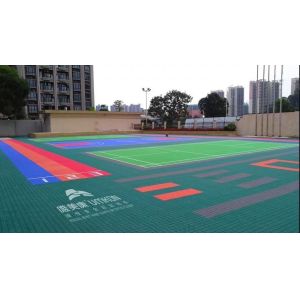 EN14877 standard Interlocking Playground Mats , Excellent Grip Modular Sports