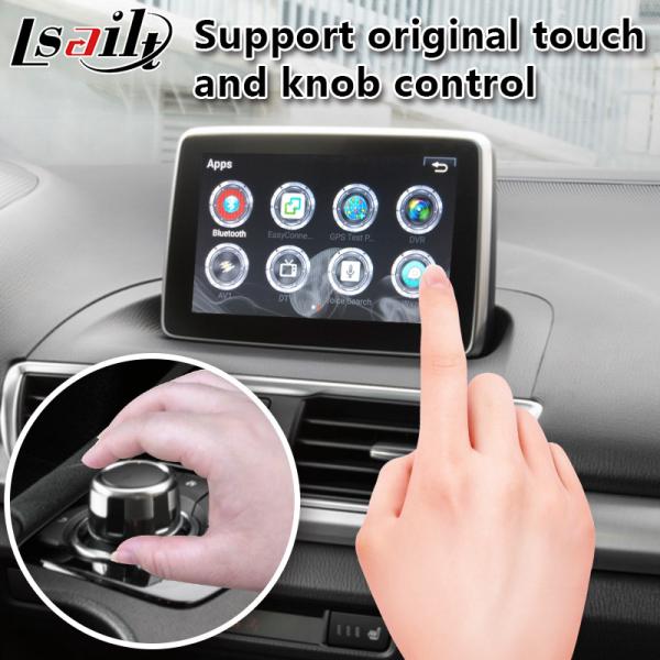 Lsailt Android Multimedia Video Interface for Mazda 3 2014-2020 Model with GPS Navigation Youtube Mirrorlink 32GB ROM