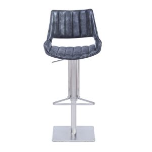 China Adjustable Seat 110cm Stainless Steel Counter Stool on sale