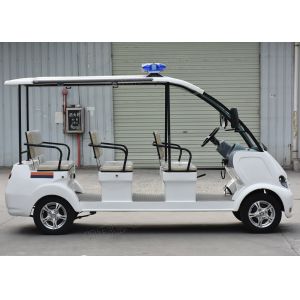 Brand New White 4kw DC Motor Drive Electric Buggy With 8 Sofa Seats For Airport