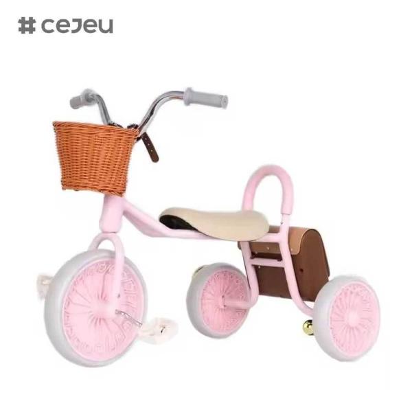 CJ-BY-02 Hot Children's Tricycle Bicycle Children's Tricycle Stroller Anti-rollover Pedal with Shaking Pedal Tricycle
