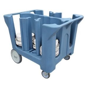 Restaurant Adjustable Dish Caddy Storage Carts Tableware Trolley