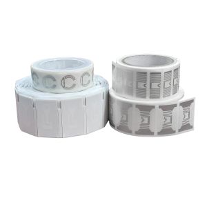 Quality Security RFID Soft Label Silver Roll Customizable Chip Code Size for sale