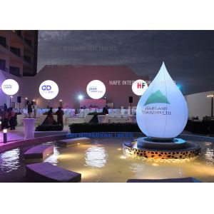 Large Portable Inflatable Lighting Decoration LED 80W Water Balloon Lotus 120V