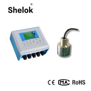 Wall-mounted digital ultrasonic level meter water fuel depth finder