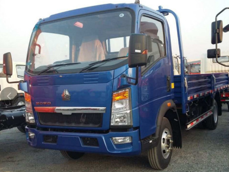 3 Ton Truck Length Cargo Tank Howo 4*2 Flat Box Lorry Truck Single Cabin RHD Euro 2