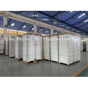 Glass Door Upright Display Freezer with CE