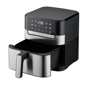Quality 6L 7L Healthy Choice Digital Air Fryer Smart Heating Quickly Stainless Steel Oil Free Electric for sale