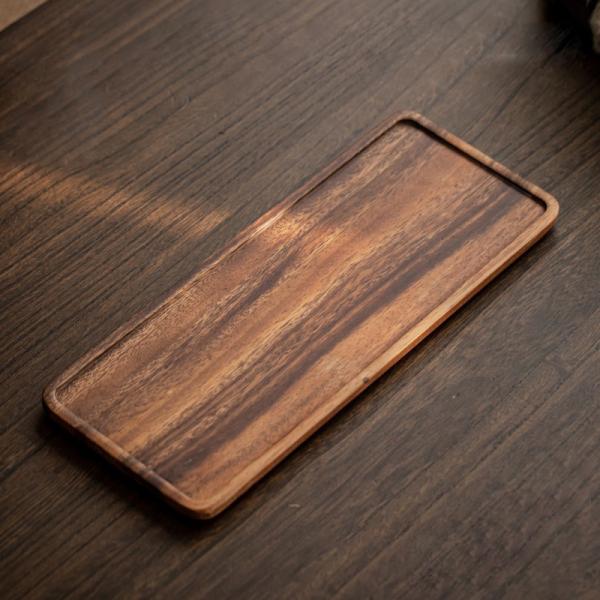 Buy 30*12cm Large Walnut Wood Jewelry Display Tray Organizer for Organizing Jewelry at wholesale prices