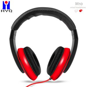 ABS Heavy Bass Wired Earphones 1.2m Over Ear Headphones With Mic Wired