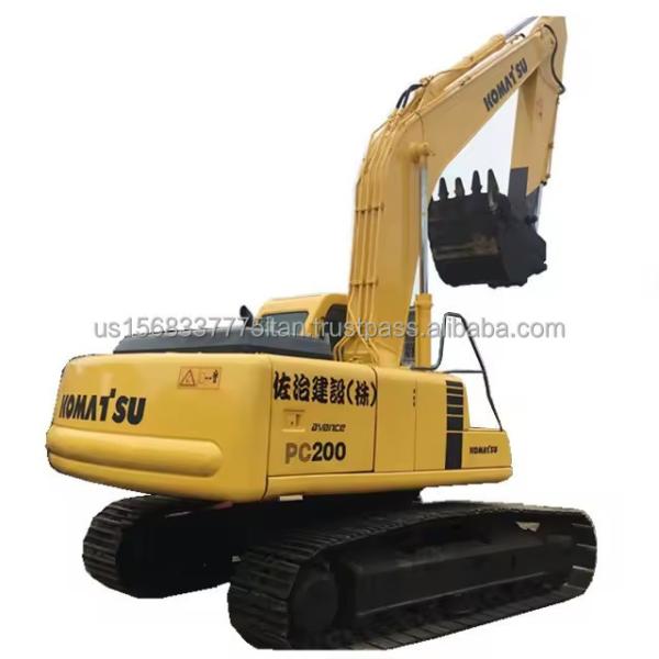 Used Komatsu PC200 20 Ton Excavator Japan Original Hydraulic Crawler Excavator