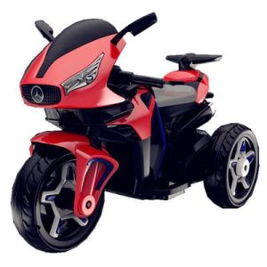 Ride On Toy Children's Battery Three-wheeled Motorcycle Electronic Toy Red/White