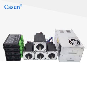 Quality Casun 2 Phase Nema 23 hybrid stepper motor 57x57x56mm 1.2N.m high torque 2.8A with 4 axis / 3axis for CNC for Engraving machine for sale