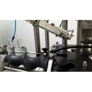 automatic ropp screw cap glass bottle closing sealing capping machine