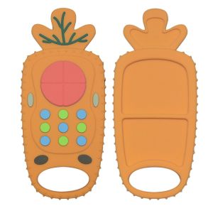 Silicone Dentition Carrot Remote Control Teether MHC Baby Toy