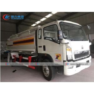 Howo 8m3 Gasoline Tanker Truck With Dispenser Refilling System