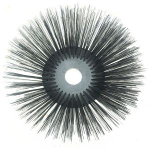 Johnston Sweeper Steel Gutter Broom , Flat Steel Wire Road Sweeper Brush