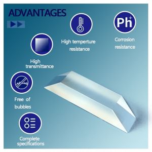 High Purity Clear Fused Quartz Plate with Precision Tolerance for Optical