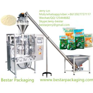Certified full automatic flour packaging machinery with Auger filler,spiral
