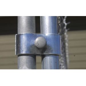 8'x12' temporary chain link fence panels diameter wire 11.5ga chain link mesh 2"