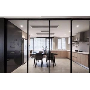 Polishing 6060 T8 3mm Soundproof Aluminum Alloy Door