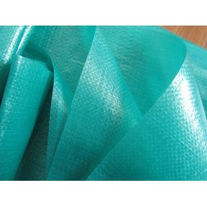 Quality 165gsm pe virgin green tarpaulin with polythene coating for sale