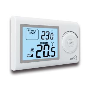 230V Non-programmable Digital Heating Battery Operated Room Thermostat