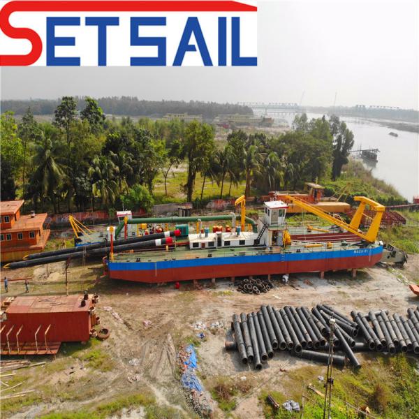 Hydraulic Motor Control Cutter Suction Sand Vessel for River Mud