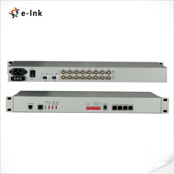 Buy PDH Fiber Multiplexer 8E1 4GE 1+1 Protection 120km Gigabit at wholesale prices