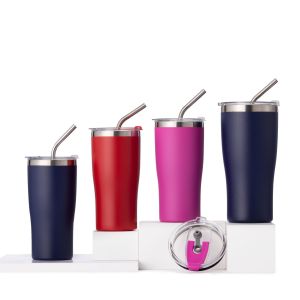 China 32 Oz Stainless Steel Coffee Vacuum Insulated Tumblers With Straw on sale