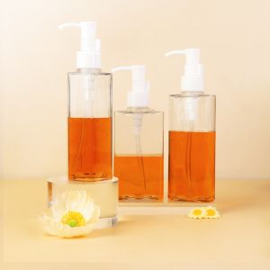 PET Plastic Lotion Bottle 50ml-500ml Customizable Cosmetic Packaging